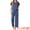 Blue, variant on DARING DIVA Silky Satin 2 Pieces Ruffle Top and Long Pants Sleepwear Sets S Red