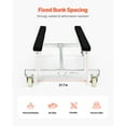 thumbnail image 3 of KFFKFF PWC Dolly for Watercraft, Supports up to 1800 lbs, PWC Stand for Transporting Watercraft, Stable Bunk with 4 Wheels & 2 Stopping Mechanisms, Robust Jet Ski Cart for Kayaks, Hovercrafts, 3 of 9