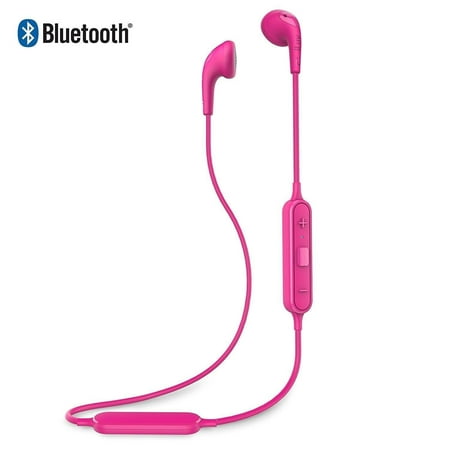 iLuv BubbleGum 3, High End Sound Quality, Sweat proof Bluetooth Stereo Earphones with Enhanced Soft Touch Rubber-Coating and Optimized Structure and Upgraded Voice Command Hands-free(3rd