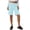 Cyan-B#10053BB, variant on Gauchos for Women Plaid Palazzo Culotte Fold Over Waist Plus Size Shorts for Women Flowy Low Rise Womens Bike Shorts