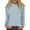 Light Blue, variant on Womens Blouses Dressy Casual Mock Neck Long Sleeve Tops for Women Lightweight Solid Color Turtleneck Pullover Blouses Base Shirts