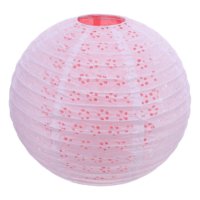 unbranded Farol Decorativo De Papel Con Floral Y Doble Capa Para Eventos
