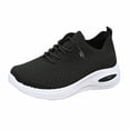 thumbnail image 7 of Women's Mesh Walking Shoes with Arch Support Outdoor Breathable Running Sneakers Comfortable Tennis Sports Shoe for Summer Black 6, 7 of 7