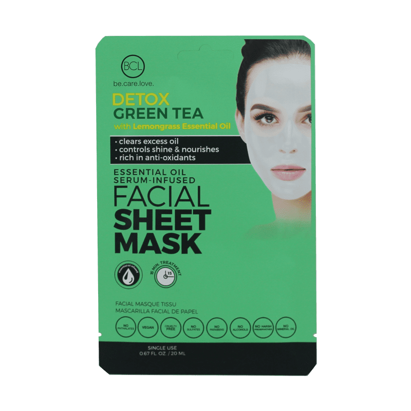 2 Of Bio Creative Lab Essential Oil Facial Sheet Mask Green Tea