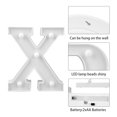 thumbnail image 2 of 3D 26 letras del alfabeto LED marquesina luz interior pared colgar lámpara de noche (X Likrtyny Para estrenar, 2 of 7