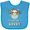 Turquoise, variant on Inktastic Teacup Raccoon I Love My Nanny Boys or Girls Baby Bib