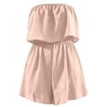 thumbnail image 4 of Bigetiay Girls Solid Sleeveless Romper Jumpsuit Casual Summer Outfit Toddler Baby Soft Playwear for Daily Leisure Campus Outdoor, Size 11-12 Years, 4 of 4
