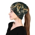 thumbnail image 6 of Bingfone Men Women Slouch Beanie Ink Style Bald Eagle Print Cap Hip-Hop Hat Headwear Hats Turban Unisex, 6 of 8