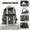thumbnail image 4 of Quilted Backpack Fashion Backpack 10.23*5.11*12.59 Inch Women's Fashion Backpack Picnic Shopping Travel Out Sports backpack Christmas Elements, 4 of 7