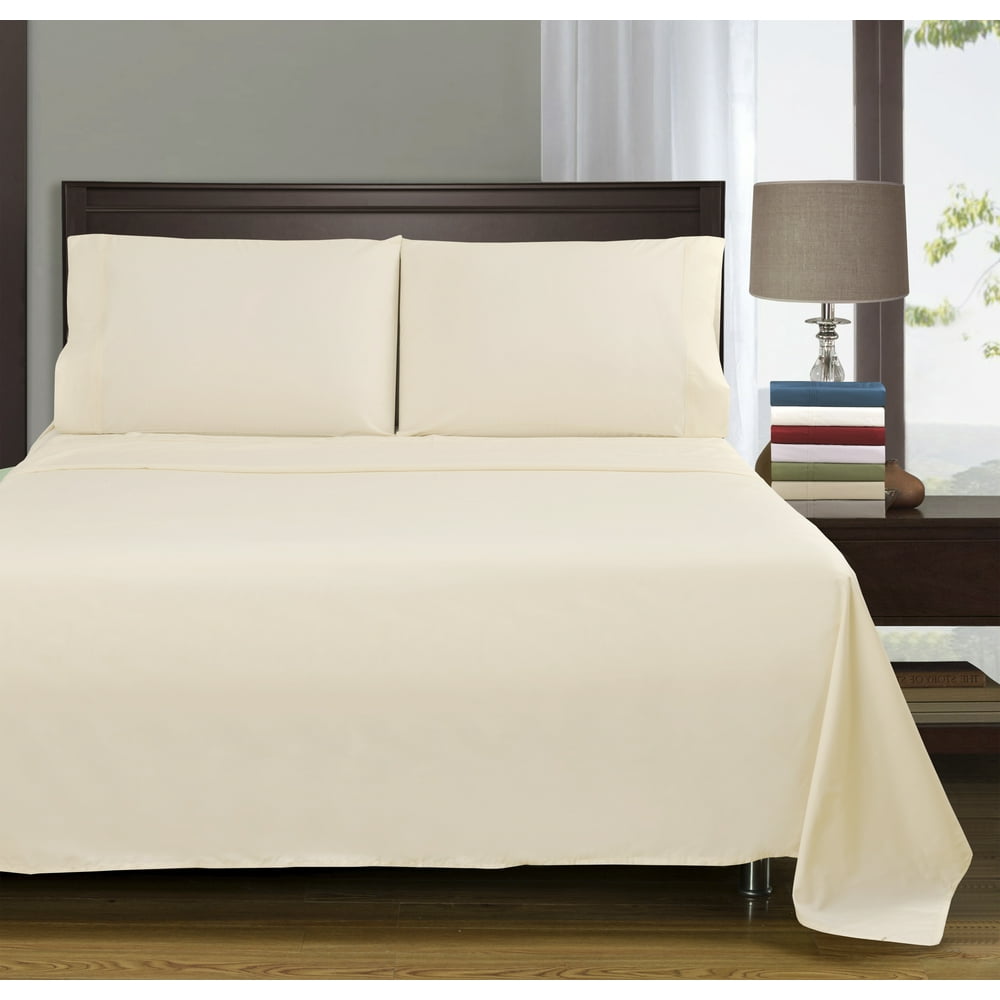 300 Thread Count Percale Cotton Deep Pocket Bedding Sheets ...