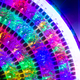 thumbnail image 3 of Serie Navideña Decorativa Luz Led Multicolor 600 Focos 8 Funciones Importadora La Merced  Cable Transparente 27 m, 3 of 4