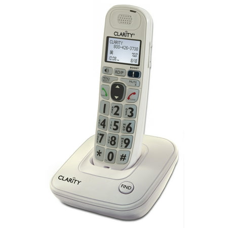 Clarity D704 Amplified Cordless DECT 6.0 Phone 40DBB with Large Caller