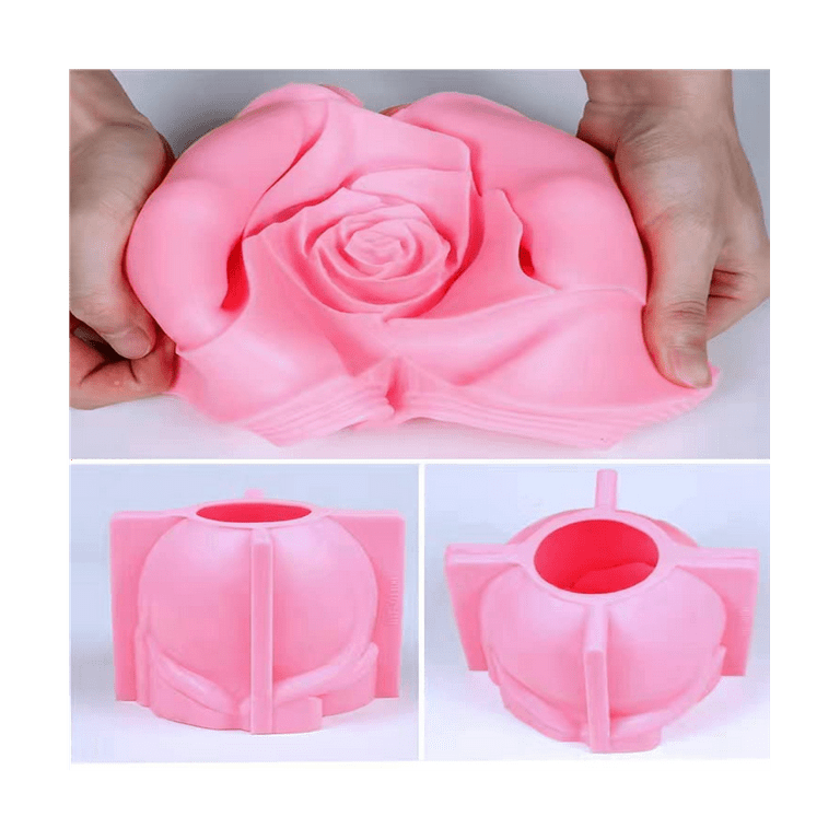 3d Roses Silicone Mold Roses Candle Silicone Mold Roses Soap Mold For  Making Roses Mousse Cake(m)