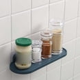 thumbnail image 4 of Estante flotante de pared Adhesivo Champú Estante Sin perforaciones Cocina Pared Especias Estantes Onizador Titur Rack para Hogar Hot Yotijar Soporte de ducha de montaje en pared, 4 of 8