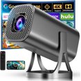 thumbnail image 1 of Proyector 4K, Mini Proyector Portatil con Android, Proyector igente 200 ANSI WiFi 6 y BT5.4, Corrección Automática, 270° Giro y 130" Pantalla, Sonido HIFI - Cine Portátil en Casa y Exterior, 1 of 5