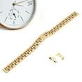 thumbnail image 1 of 10mm Stainless Steel Bracelet Replacement Watch Strap Accessories for Watchmakers (Gold), 1 of 5