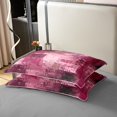 thumbnail image 4 of Erosebridal Housse de Couette en Coton 100 % à Impression à l'Huile Double, Housse de Couette en Coton 100 % Mode Moderne Taille Double, Décor Ombré Abstrait, Réversible 3 Pcs (Sans Couette), 4 of 6