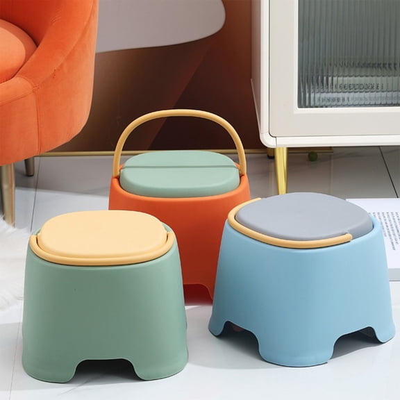 Viflosae Foot Rest Under Desk Foot Stools for Under Office Desk Household Small Stool School and Kindergarten Specific Portable Children's Stool Household Living Room Entrance Shoe-changing Stool