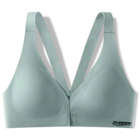 Womans Bras Womens Bras Sport Bra for Women Womens Printed Front Buckle Underwear Ice Silk Seamless Underwear Womens Thin Underwear Womens Underwear Sports Gathering Bra Womens