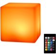 thumbnail image 1 of 8-Inch LED Light Cube, Cordless LED Cube Night Light with Remote Control, 16 RGB Colors Changing & Dimmable Mood Lamp, Rechargeable Beside Desk Lamp for Home, Bedroom, Garden 1 Pack, 1 of 5