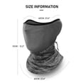 thumbnail image 2 of Masque Rafraîchissant Unisexe avec Bordure Réfléchissante, Évacuation de l'Humidité, et Tour de Cou Élastique pour Cyclisme, Pêche et Randonnée, 2 of 8