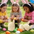 thumbnail image 6 of Filled Easter Eggs for Kids Bunny Basket with Lid Easter Egg Storage Basket Gifts for Kids Woven Storage Basket with Lid, 6 of 9
