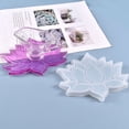 thumbnail image 2 of Molde epoxi Lotus Coaster molde de silicona for manualidades y decoración del hogar, 2 of 3