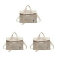 thumbnail image 2 of Transemion Canvas Functional And Practical Crossbody Bag Versatile For Everyday Classic And Timeless Handbags Beige 3Set, 2 of 6