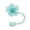 Light Blue, variant on Matoen 1PC Floral Straw Covers Cap, 0.4in/10mm Diameter, Food Grade Silica Gel Cute Straw Cover, Creative Splashproof Dust-Proof Drinking Straw Lids for Outdoor, Begonia Flower, 1PC, Green