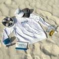 thumbnail image 5 of Pavilion Gift Company - Beach Life - L/XL White Cotton Blend French Terry Sweatshirt, 5 of 7