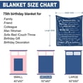 thumbnail image 6 of Yibo 40th Birthday Gifts Women Blanket Flannel Soft and Comfortable Anti-static Bed Sofa Blanket, 6 of 9