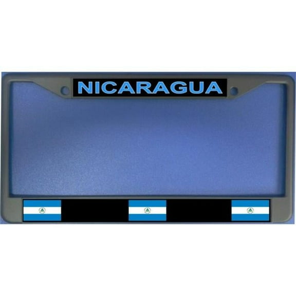 212 Main LPO1711 Nicaragua Flag Photo License Plate Frame, Free Screw Caps