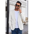 thumbnail image 6 of COOFANDY Men's Blazer Slim Fit Two Button Sport Coat Suit Jacket, 6 of 6