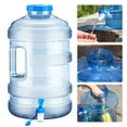 thumbnail image 3 of HBASD Pure Water Bucket with Spigot - 5 gal Portable Jug with Handle - Large Capacity Camping Water Storage for Outdoor Hiking (Blue), 3 of 9