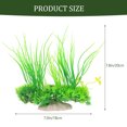 thumbnail image 2 of HAKIDZEL 1Set Fish Tank Accessory Reptile Terrarium Decor in Green and 20x18cm, 2 of 8