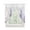 MediumPurple SkyBlue, variant on Lavender Swag Valances for Windows, Pastoral Pastel Purple Pink Wildflower Rod Pocket Sheer Valances for Large Windows, Swag Toppers Light Filtering for Kitchen Living Room 2 Panels 36''x45''