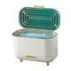 thumbnail image 1 of Plastic Tissue Face Mask Dispenser Box Versatile Refillable Tissue Box For Automotives Bars OfficeWhite Golden, 1 of 2