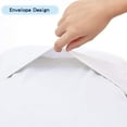 thumbnail image 2 of 2 Pack Organic Cotton Toddler Pillowcase/Travel Pillowcase 14x20 Inches with Envelope Closure - Soft  Breathable Children Pillow Cover Solid White, 2 of 7