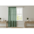 thumbnail image 3 of Poplin Gingham Checkered Window Curtain 56 Inch Wide Hunter Green, 3 of 4