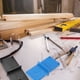 thumbnail image 4 of Scienceny Punzón Bisagra Taladro Abridor Localizador Guía Multifuncional Operación simple Herramienta de perforación Localización de Materiales de construcción Azul 1, 4 of 6
