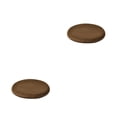 thumbnail image 4 of Shengyu 1/2/3 Polyester Seat Cushion Replacement Round Solid Color Breathable Soft Home Office Automotive Sofa Bay Window Mat Pad Coffee 2PCS, 4 of 6