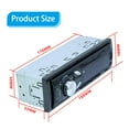 thumbnail image 4 of 12V Single 1 Din Car Stereo MP3 Bluetooth Player Radio FM Audio In-Dash Digital Display USB/AUX/TF Charging, 4 of 14