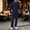 Navy, variant on Sorvello Men's 2 Piece Crew Neck Sweatsuit Set Loose Straight Leg Sweatpants Long Sleeve Casual Athletic Outfit Soft Daily Tracksuit Black L