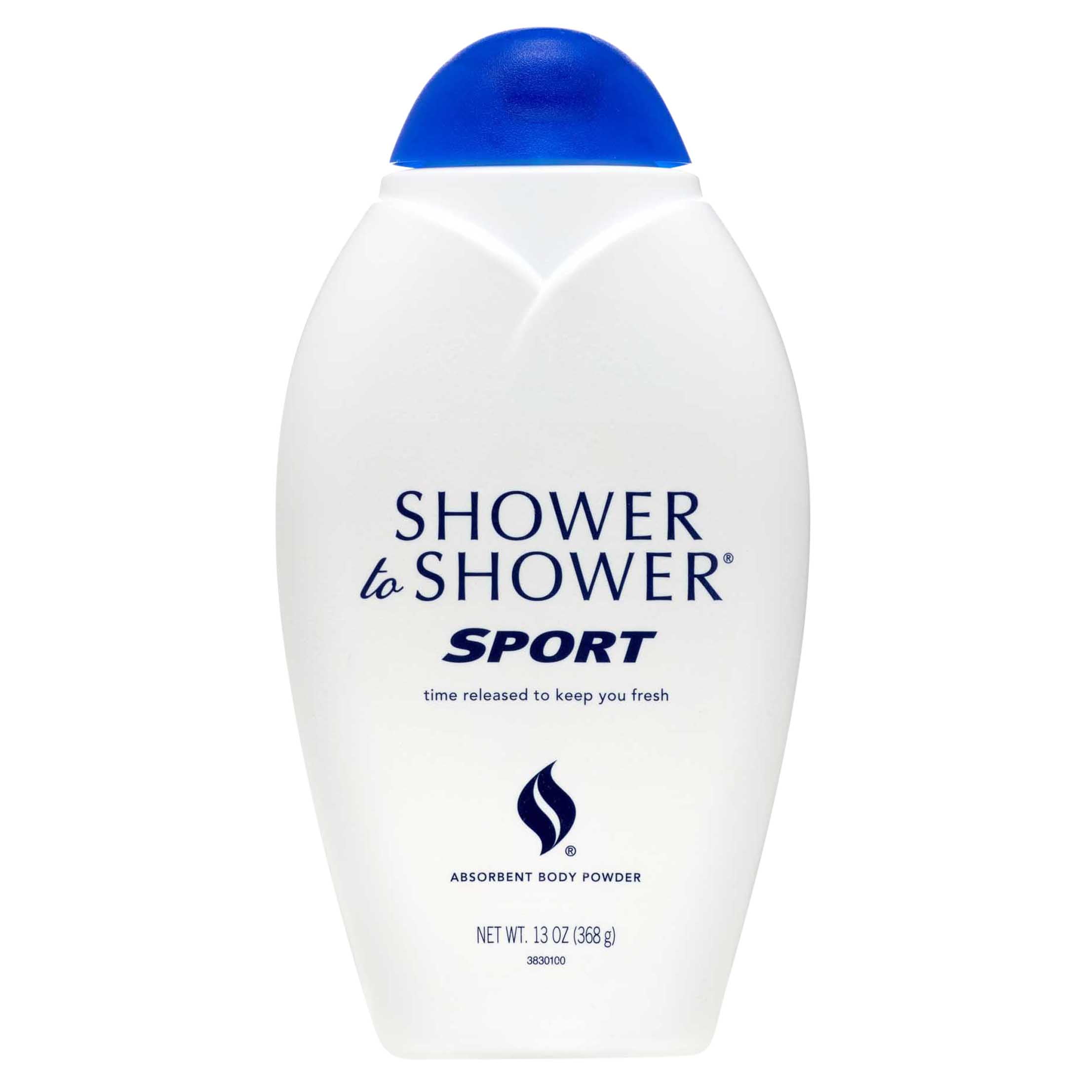 Shower to Shower Sport Absorbent Body Powder, 13 oz