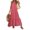 Red, variant on Musuos Women Boho Sleeveless Dress Print Summer Loose Spaghetti Strap Flowy Beach Long Dress