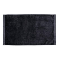 TowelSoft Premium 100% Cotton Terry Velour Hand Face Sports Gym Towel 16 inch x 26 inch Black