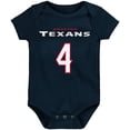 thumbnail image 2 of Infant Deshaun Watson Navy Houston Texans Mainliner Name & Number Bodysuit, 2 of 3