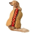 thumbnail image 5 of Hot Dog Pet Dog Costumes，Funny Food Halloween Pet Apparel Costume Halloween Party Dog Clothing Funny Pets Party Cosplay Apparel for Small Dogs and Cats(2XS,Light Brown), 5 of 9