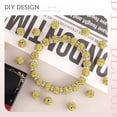 thumbnail image 4 of Perlas TINKRSTUFF, 200 unidades, 10 mm, diamantes de imitación de color amarillo claro, 4 of 6