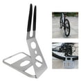 thumbnail image 6 of QccHieUs Steel Bike Parking Rack Stable Hub Mounted Floor Stand, Anti-Scratch Bicycle Storage Bracket Silver, 6 of 9